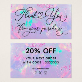 Vielen Dank für Ihren Kauf lila opal