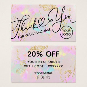 Vielen Dank für Ihren Kauf Pink Opal