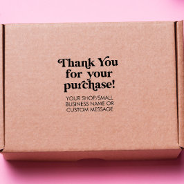 Vielen Dank für Ihren Kauf Small Business Custom Gummistempel