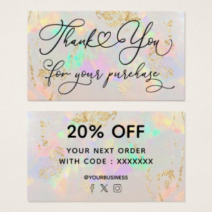 Vielen Dank für Ihren Kauf White Opal