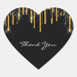 Vielen Dank für Ihren Namen Wedding Silver Gray Go Herz-Aufkleber