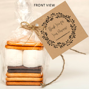 Vielen Dank für Ihren QR-Code in Ihrem Unternehmen Geschenkanhänger