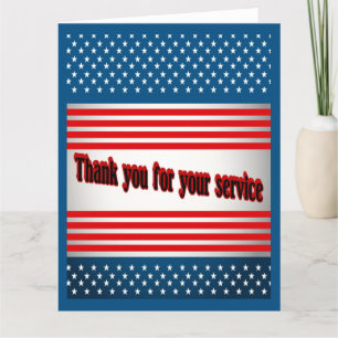Vielen Dank für Ihren Service  Dankeskarte