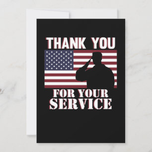 Vielen Dank für Ihren Service Happy Veterans Day Einladung