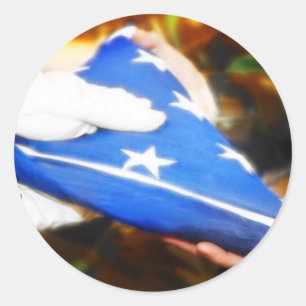 Vielen Dank für Ihren Service Runder Aufkleber