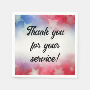 Vielen Dank für Ihren Service Serviette