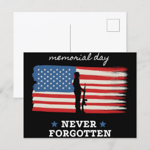 Vielen Dank für Ihren Service: Veteranen Day 2025 Feiertagspostkarte