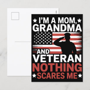 Vielen Dank für Ihren Service: Veteranen Day 2025 Feiertagspostkarte