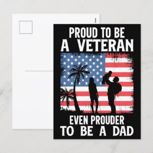 Vielen Dank für Ihren Service: Veteranen Day 2025 Feiertagspostkarte