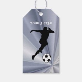 Vielen Dank für Ihren Star-Fußballspieler Geschenkanhänger