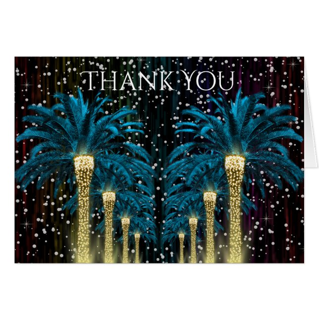 Vielen Dank für Ihren Urlaub Winterpalm (Vorderseite (Horizontal))