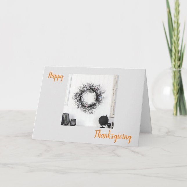 VIELEN DANK FÜR *SIE* IM ERNTEDANK KARTE (Vorderseite)