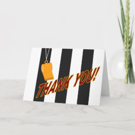 Vielen Dank für Sport Offiziell Dankeskarte