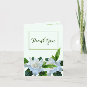 Vielen Dank Gardenia Blume Note Card Dankeskarte