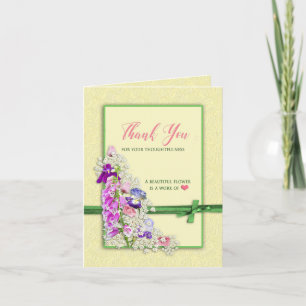 Vielen Dank - Gartengarten Blume - Anmerkung Karte