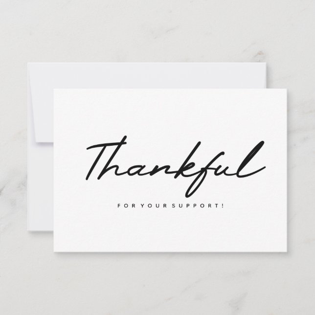 Vielen Dank Geschäftskarte Dankeskarte (Vorderseite)