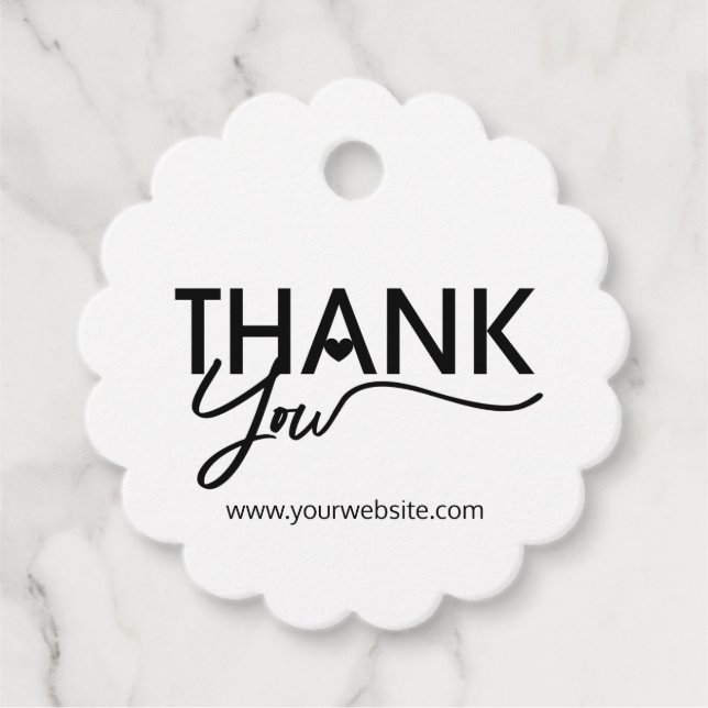 Vielen Dank, Geschenkartikel, Etiketten, Business  Geschenkanhänger (Vorderseite)