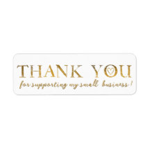 Vielen Dank Gold Hearts Imitate Gold Foil Danke La