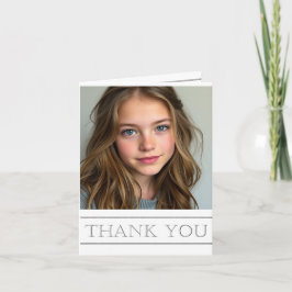 Vielen Dank, Graduate Simple Silver Dankeskarte