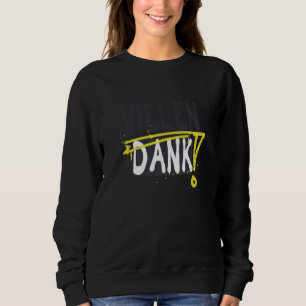 Vielen Dank Graffiti Künstler Straßen Graffiti Mar Sweatshirt