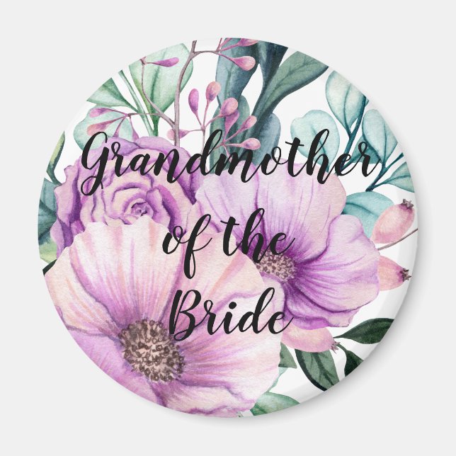 Vielen Dank Großmutter der Braut oder der Groom Li Magnet (Vorne)