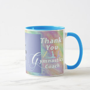 Vielen Dank Gymnastics Coach Foto Tasse