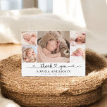 Vielen Dank Herz Foto Baby Ankündigung<br><div class="desc">Baby Birth Ankündigung beinhaltet 6 Foto.</div>