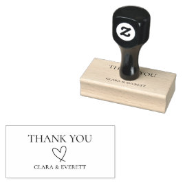 Vielen Dank, Herz Gummistempel