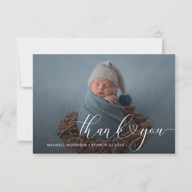 Vielen Dank, Herzerkrankungskarte Einladung (Vorderseite)