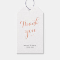 Vielen Dank Hochzeit Kalligrafie Script Coral Gray