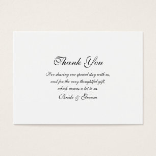 Vielen Dank Hochzeitsvorlage