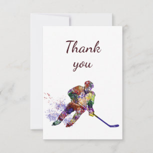 Vielen Dank Hockey Sport Dankeskarte