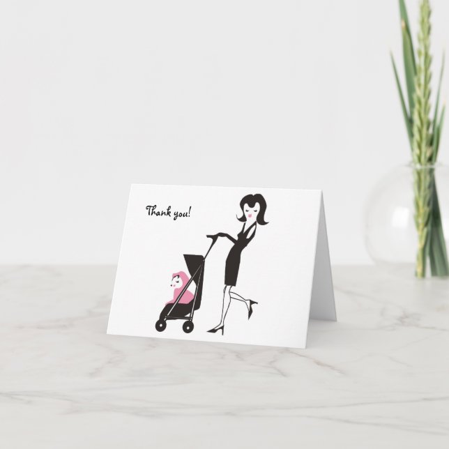 Vielen Dank! Hot-Mama-Karte Dankeskarte (Vorderseite)