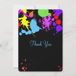 Vielen Dank, Hübsch Neon, Glow in the Dark. Dankeskarte