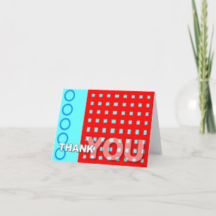 Vielen Dank, Ihr Kartenring Streifen Dankeskarte