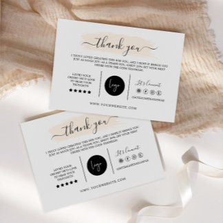 Vielen Dank, Ihre Karte, das Design der DIY Market Dankeskarte