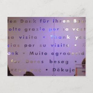 Vielen Dank in vielen Sprachen, Luzern Postkarte