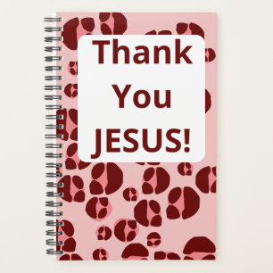Vielen Dank JESUS Inspirational Planer