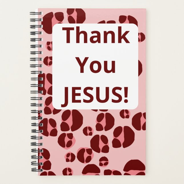 Vielen Dank JESUS Inspirational Planer (Vorderseite)