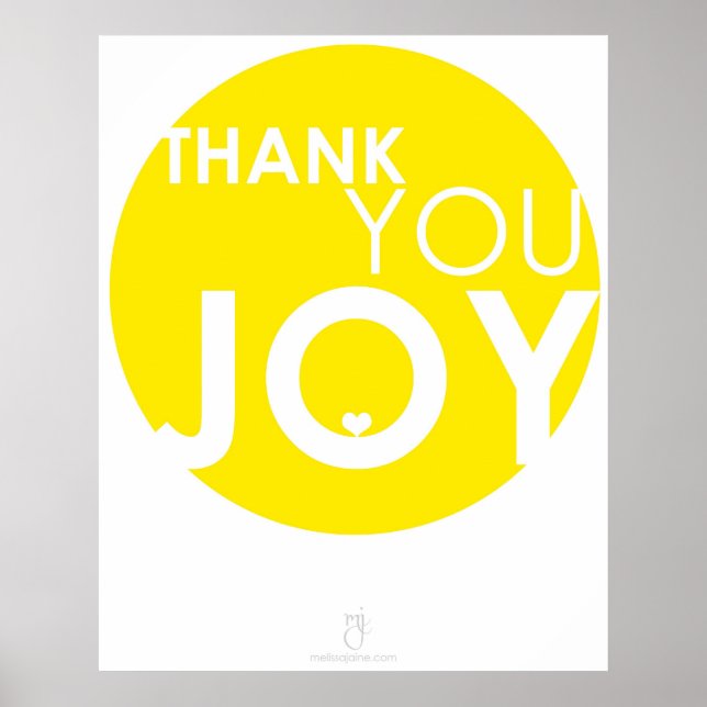 Vielen Dank JOY Poster (Vorne)