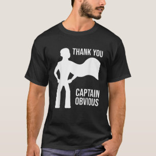 Vielen Dank Kapitän Offenvious Funny Sarcastic Gag T-Shirt