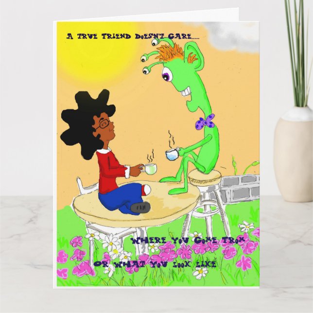 Vielen Dank Karte (Freundschaft) (Vorderseite)