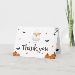 Vielen Dank Karte mit niedlichem Halloween-Thema