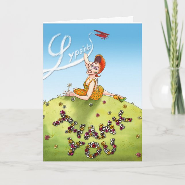 Vielen Dank Karte Nr. 1 (Vorderseite)