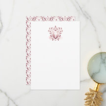 Vielen Dank Karten Dusty Pink Wappen & Cross