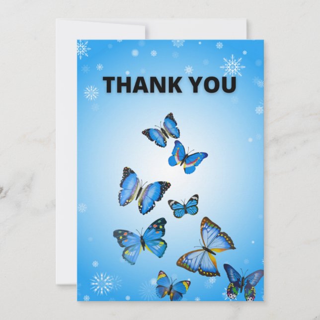 Vielen Dank Karten/Postkarten Einladung (Vorderseite)