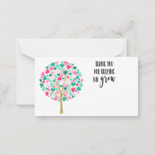 Vielen Dank Kinderzimmer Lehrer Geschenk verlassen Mitteilungskarte