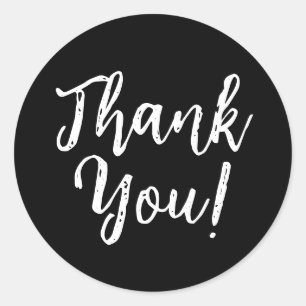 Vielen Dank, Kreis Runder Aufkleber
