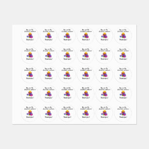 Vielen Dank Kunden Stickers (Multiple) Etiketten