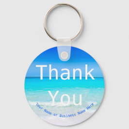 Vielen Dank Kundengeschenk Beach Summer Schlüsselanhänger